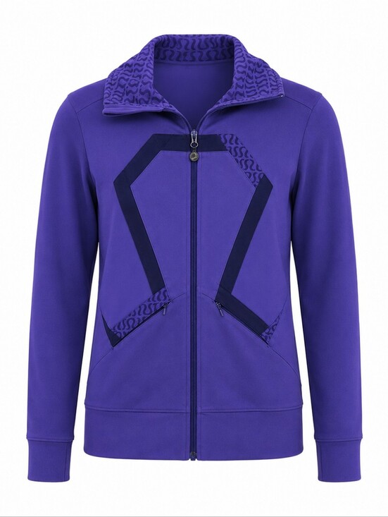 lululemon athletica Tops - Lululemon Vintage Purple Athletic Zip-Up Jacket Sz 10